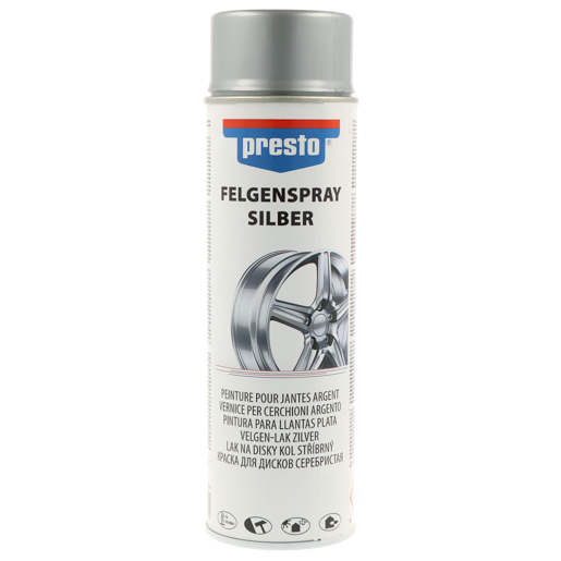 presto Rallye Felgenspray 500 ml 428924 silber